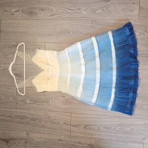 Silky dip-dyed dress